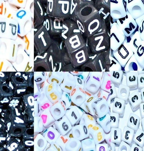 100 pcs quality acrylic beads