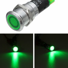 12V 12mm Metal LED Car Boat