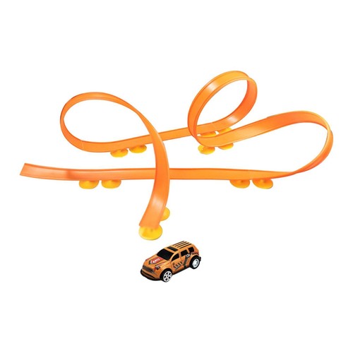 Car track set - car,