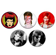 5x David Bowie Rock Glam 70's