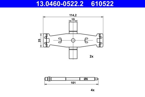 Accessory kit disc brake - accessory, kit,
