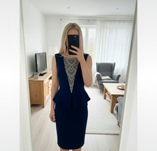 Stunning Navy Blue Embellished