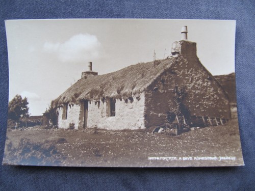 Old postcard skye - of,