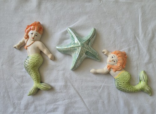 Kitsch mermaid and starfish - kitsch,
