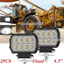 2X 4.3" LED Worklamp Fit Caterpillar CAT 140H 143H 14H 163H 16H 216B2 216B3 226B