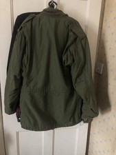 M65 Field Jacket Vietnam Small Regular Olive Green Cotton Cold Weather Field