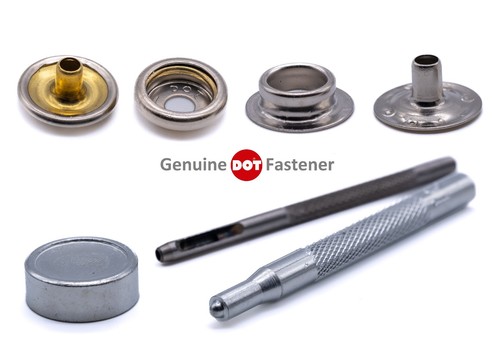 Snap fastener press studs - , kit