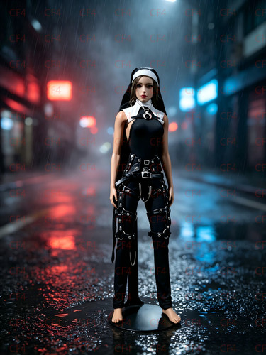 Female modern style nun - female,
