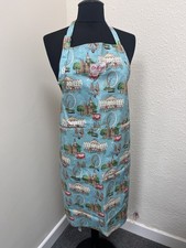 Blue London Print Oil Cloth