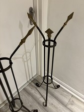 WROUGHT IRON GOTHIC PLANT STAND