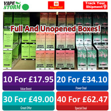 Elux Nic Salt - 10 PACK - Full Unopened Box Of 10 Elux / Firerose Nic Salt  10ml