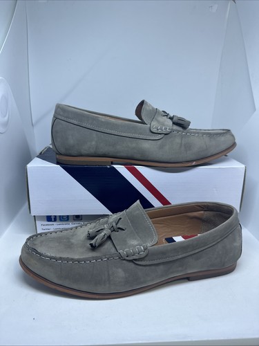 Lambretta loafers grey - lambretta, suede