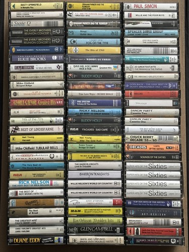 Job lot cassette tapes 60s - job,