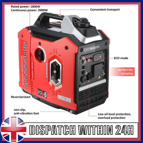 Inverter generator petrol - generator, 2kw