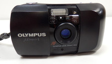 Vintage Olympus MJU-1 Compact Camera Working w/ Olympus 35mm F/3.5 Lens
