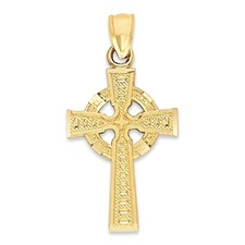Solid Gold Celtic Cross