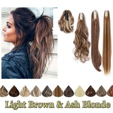 Real Ponytail Claw Clip In