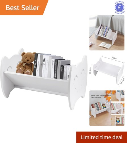 Elegant white wooden bookshelf - elegant,