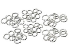925 Sterling Silver Lightweight Jump Rings 4/5/6mm Pack