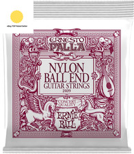 Ernesto Palla Black and Gold Ball-End Nylon Classical Guitar Strings