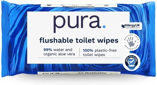 Pura flushable moist toilet - moist,