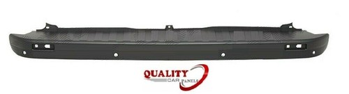 Rear bumper centre black - bumper,