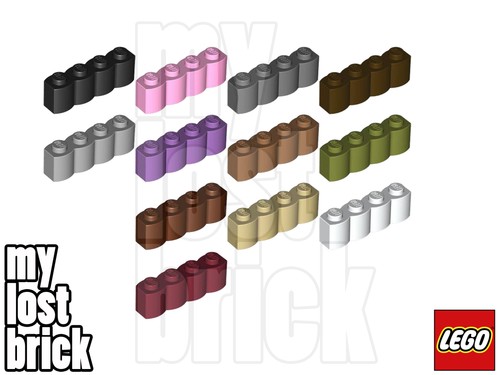 Lego part 30137 bricks 1x4 - -,