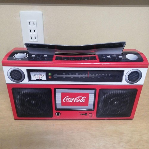 Coca cola paper radio cassette - paper,