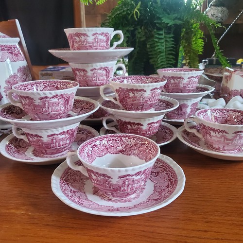 One vintage mason vista pink - one,