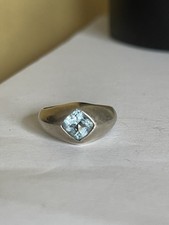 Vintage Sterling Silver Blue