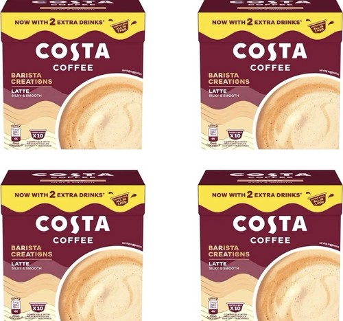 Costa coffee pods latte x - coffee,