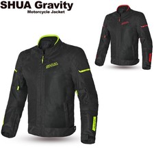 SHUA Gravity Mesh Men's  Motorcycle Motorbike Textile Summer Jacket CE Armoured