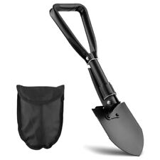 Folding Shovel Pick Spade Digging Multifunctional Compact Outdoor Camping Black