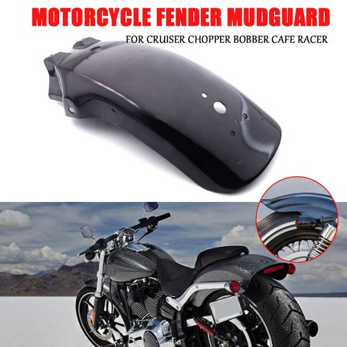 Black motorcycle rear - black,