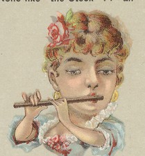 NYC TRADE CARD, F W THOMAS