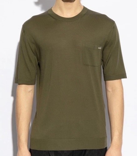 Gucci mens wool shirt green - wool,