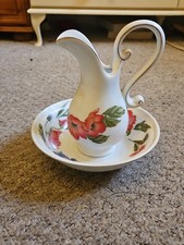 Royal Crown Wash Jug And Basin