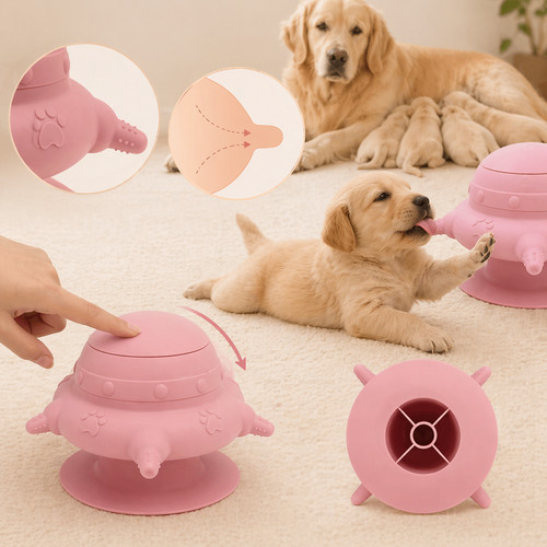 Silicone pet nursing feeder - nursing,