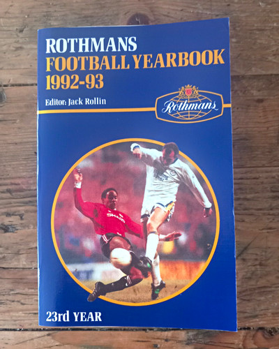 Rothmans football yearbook - rothmans,