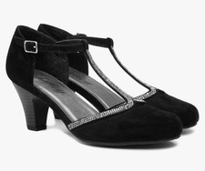 Lilley & Skinner Black Suede