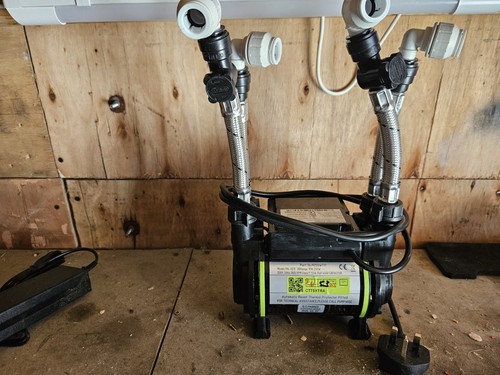 Shower pump flow switch - shower,