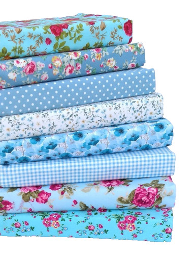 Piece 100 cotton patchwork - 8, 100%