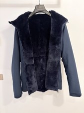 Blue Uniqlo windbreaker with