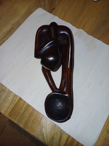Hand carved wooden sculpture - hand,