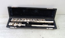 UNBRANDED NICKEL SILVER FLUTE IN HARD CASE