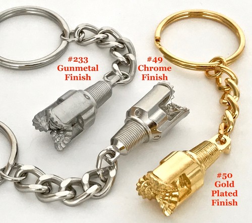 Oilfield drill bit keychain
