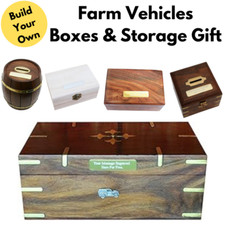 Farm Vehicles Wooden Boxes