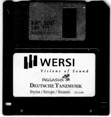 Wersi floppy diskette - floppy,