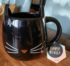  Cat Mug Tea Coffee Cup Black