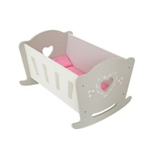 Wooden dolls crib chad - by,